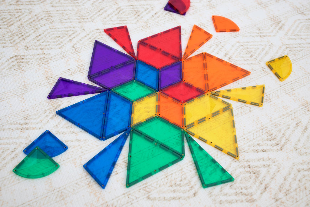 Connetix Magnetic Tiles Rainbow Shape Expansion Pack 36 pc
