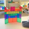 Connetix Magnetic Tiles 40 Piece Square Rainbow Pack
