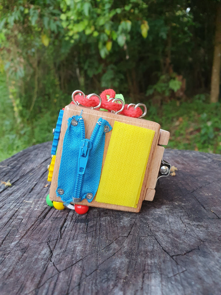 Personalised Travel Busy Cube - Playfull Tribe Toys