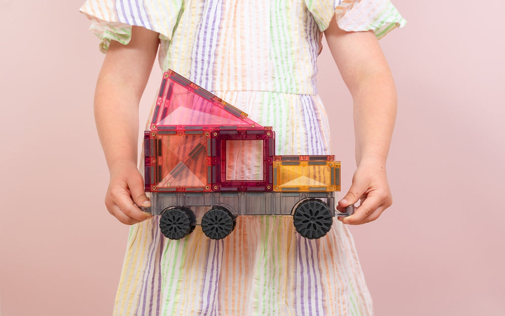 Connetix Magnetic Tiles Pastel Transport Pack 50 pcs