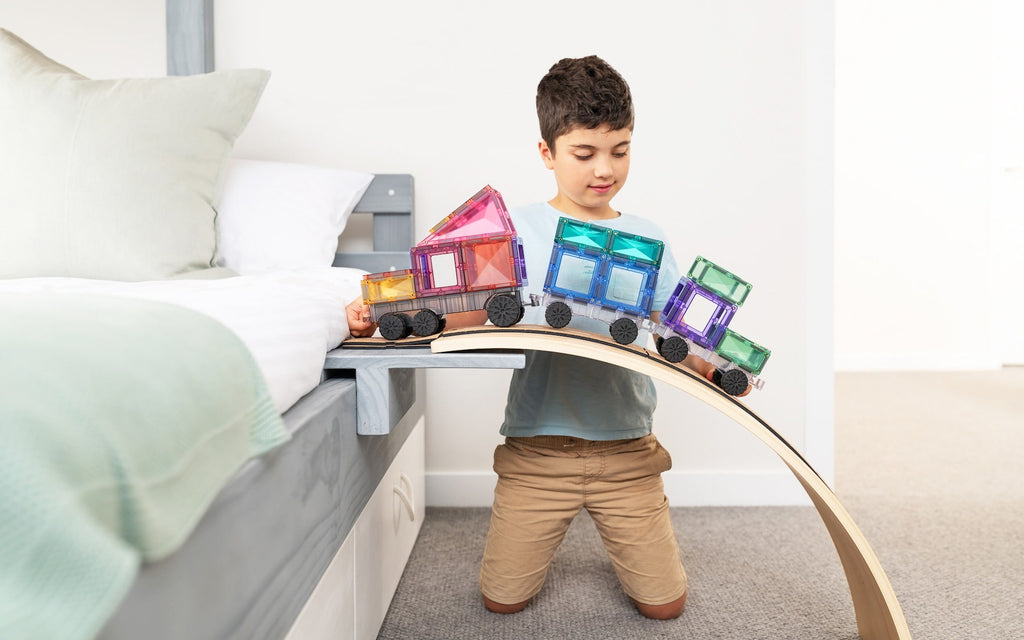 Connetix Magnetic Tiles Pastel Transport Pack 50 pcs