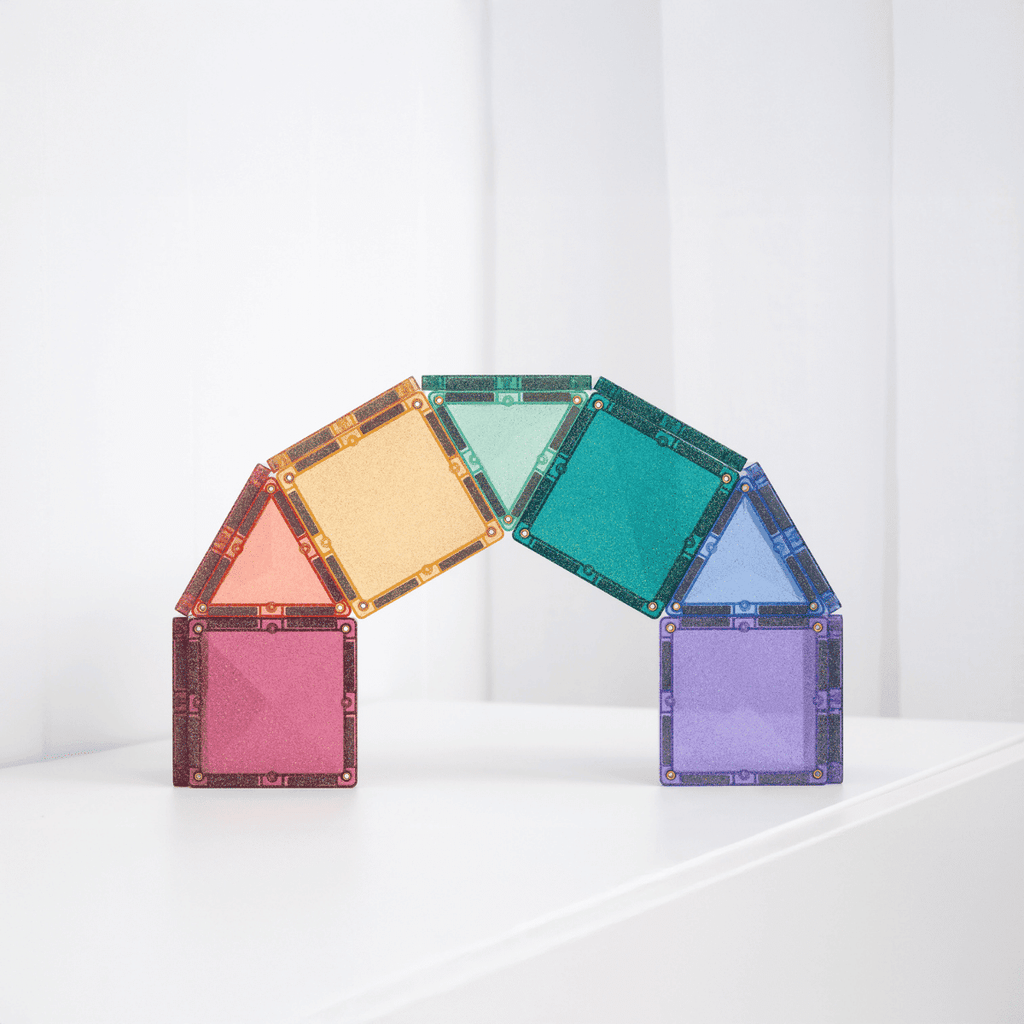 Connetix Magnetic Tiles Glitter Castle Pack 48 pcs