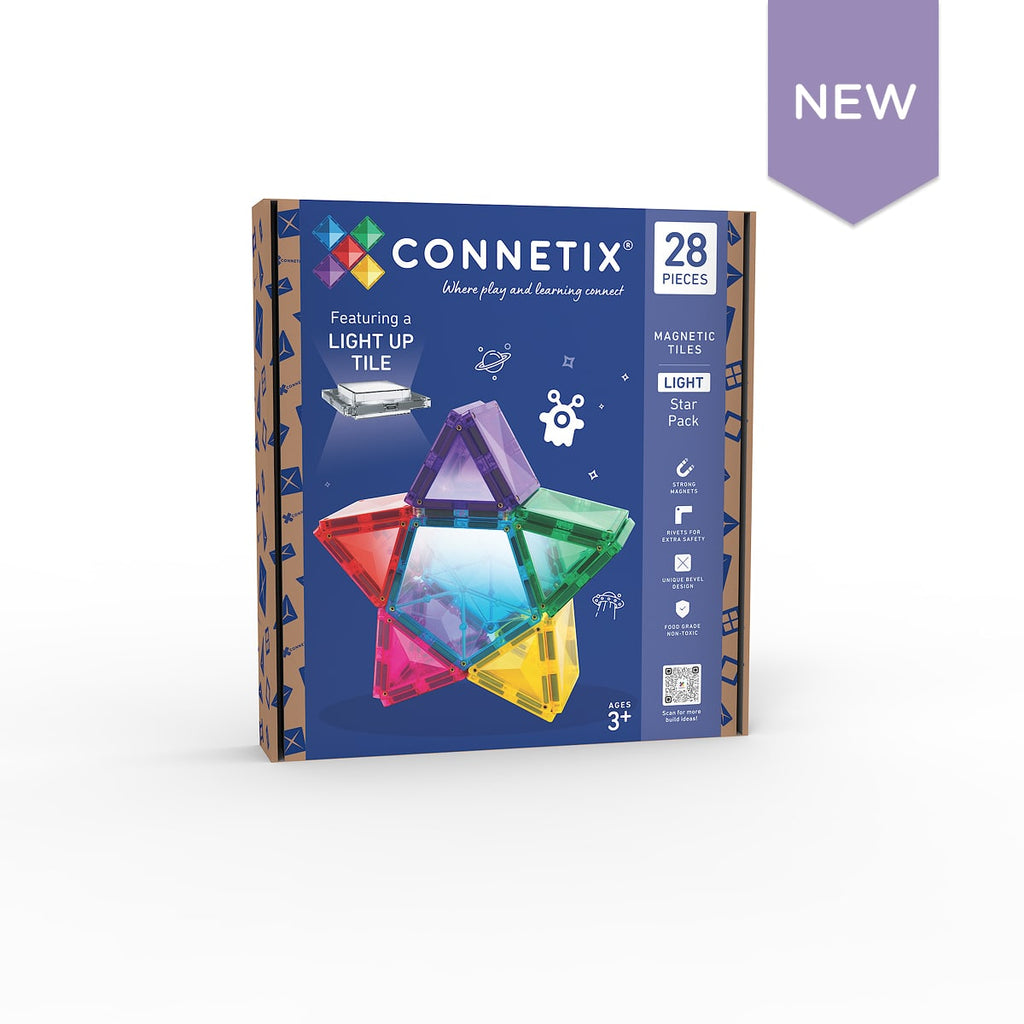 Connetix Magnetic Tiles Light Star Pack 28 Pcs