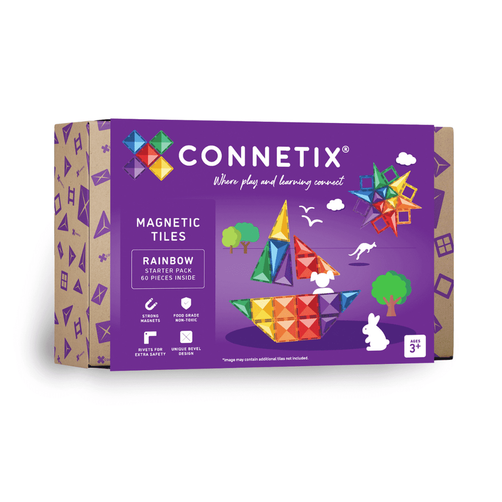 Connetix Magnetic Tiles Starter Pack 60 pcs