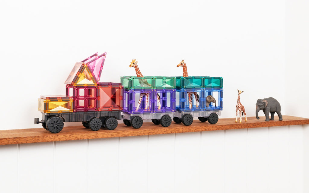 Connetix Magnetic Tiles Pastel Transport Pack 50 pcs