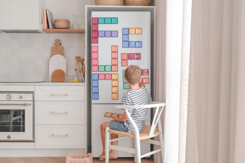 Connetix Magnetic Tiles Pastel Rectangle Pack 24 pc