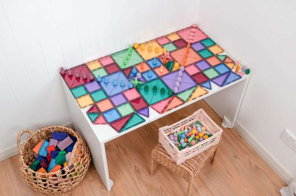 Connetix Magnetic Tiles Pastel Starter Pack 64 pc