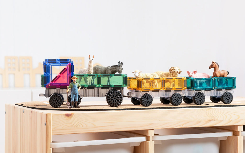 Connetix Magnetic Tiles Pastel Transport Pack 50 pcs