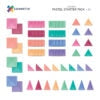 Connetix Magnetic Tiles Pastel Starter Pack 64 pc