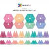 Connetix Magnetic Tiles 40 pc Pastel Geometry Pack