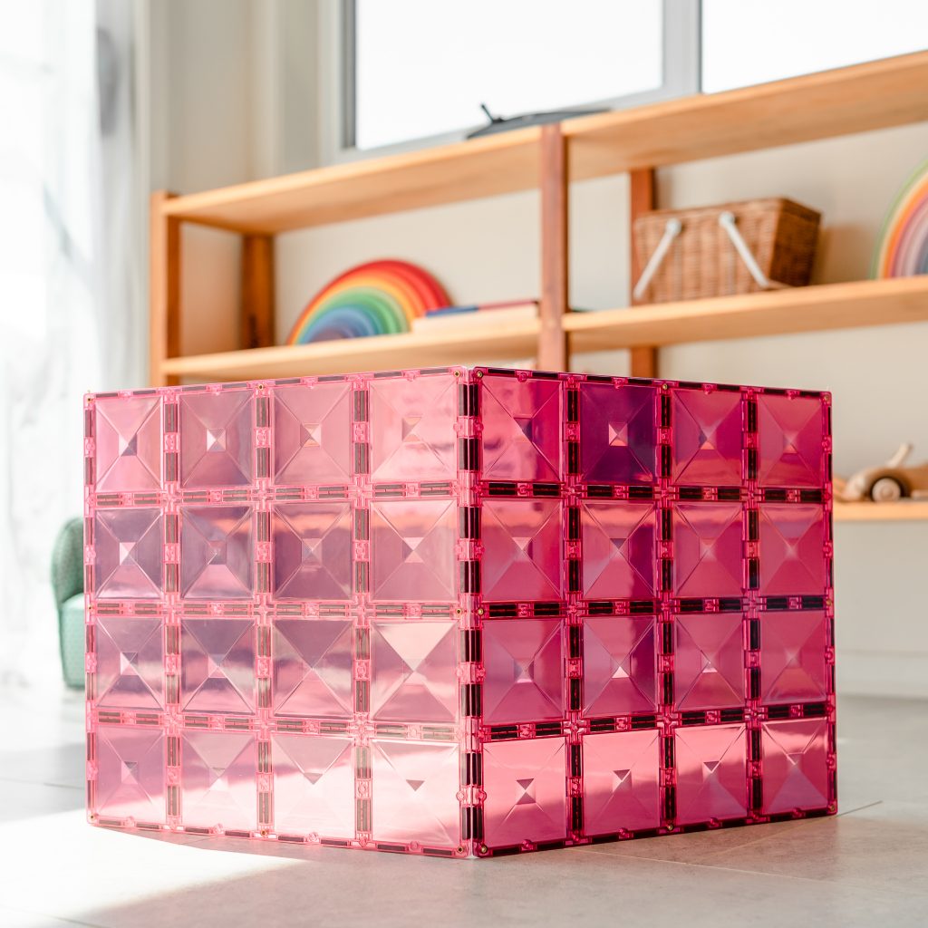Connetix 2 Piece Base Plate Pink &amp; Berry Pack [ETA minggu pertama Mac]