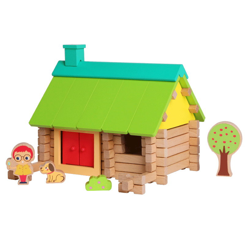 Log Builders Houses Series - Forest House - Playfull Tribe Toys