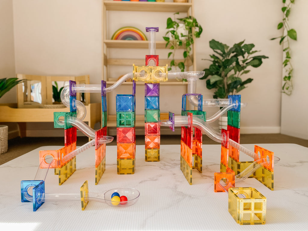 [Combo Deal] Connetix 100 piece pack + Connetix 92 piece ball run pack