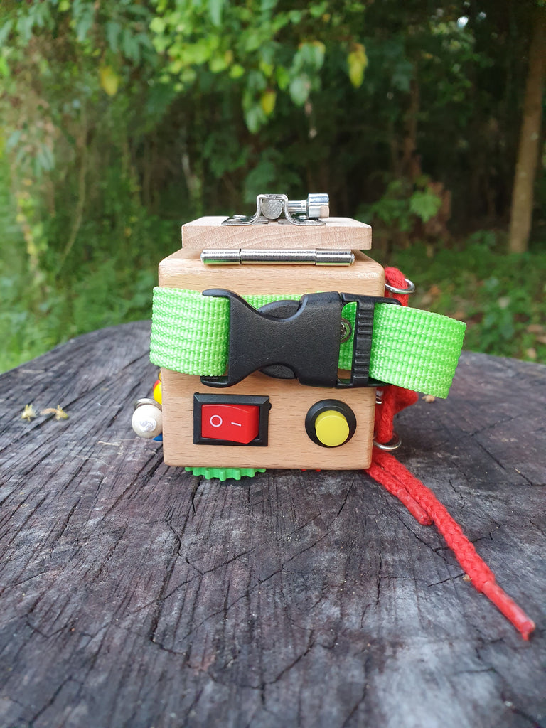 Personalised Travel Busy Cube - Playfull Tribe Toys