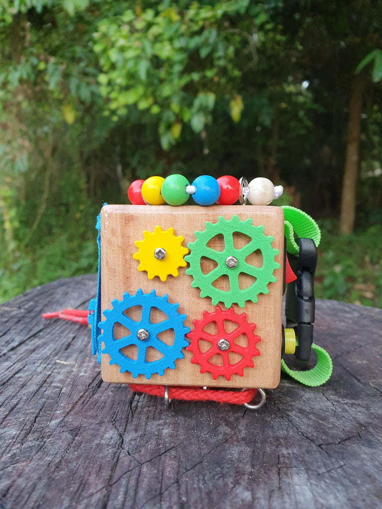 Personalised Travel Busy Cube - Playfull Tribe Toys