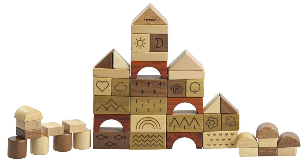 Natural Wooden Blocks Innovate - Playfull Tribe Toys