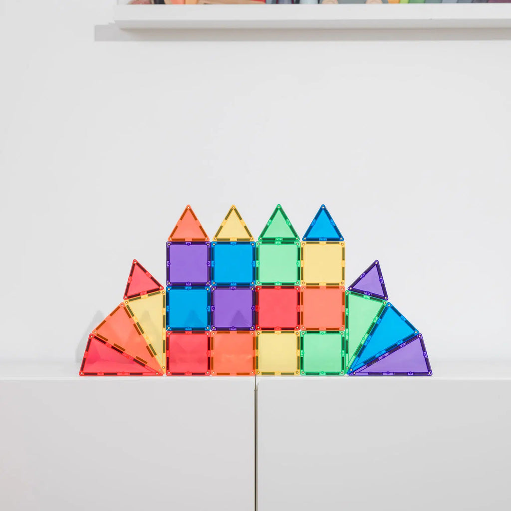 Connetix Magnetic Tiles Rainbow Mini Pack 24 pc