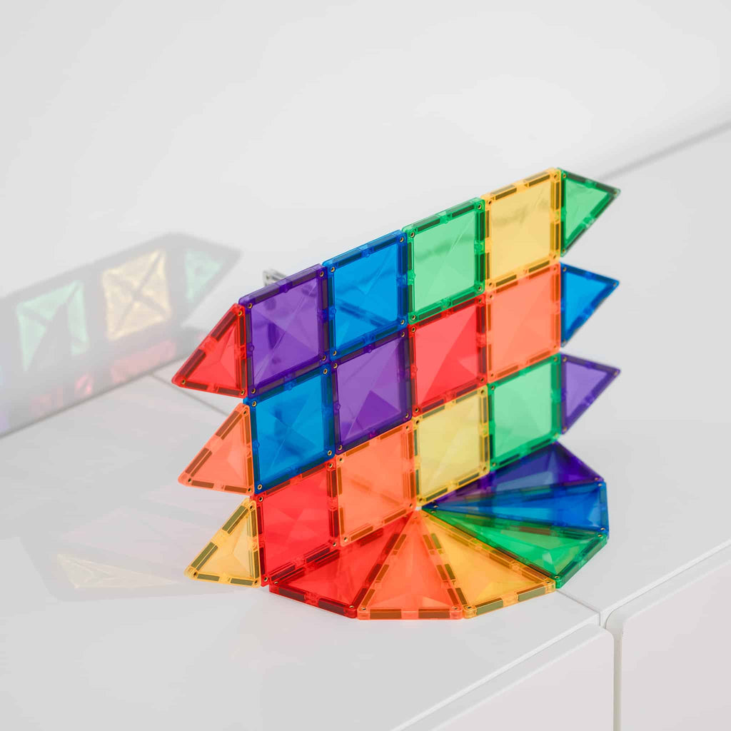 Connetix Magnetic Tiles Rainbow Mini Pack 24 pc